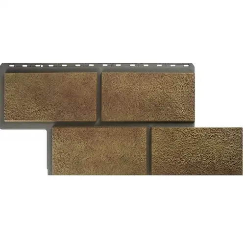 Цокольный сайдинг "Неаполитанский камень" бежевый Цокольный сайдинг "Неаполитанский камень" бежевый