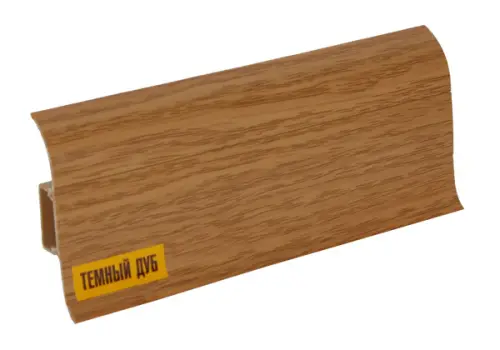 Пластиковый плинтус IDEAL Темный дуб