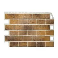 Цокольный сайдинг Кирпич рустикальный  05