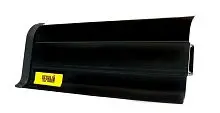 Пластиковый плинтус IDEAL с кабель-каналом Черный