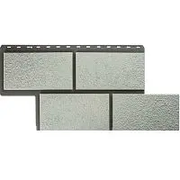 Цокольный сайдинг "Неаполитанский камень" белый