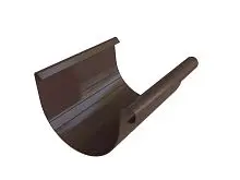 Водосточная система ПВХ, Альта-Профиль, Желоб ПВХ Коричневый, 4м