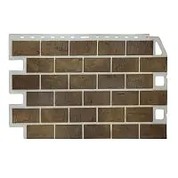 Цокольный сайдинг Кирпич рустикальный  02