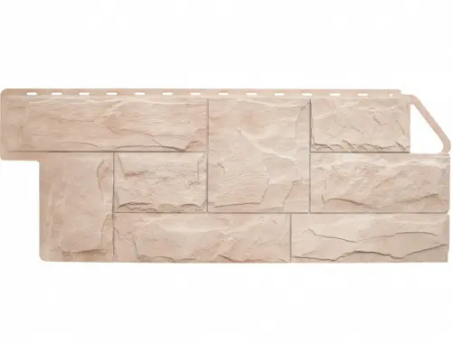 Цокольный сайдинг Гранит ЭКО кремовый Цокольный сайдинг Гранит ЭКО кремовый