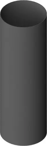 Водосточная система ПВХ, Альта-Профиль, Труба водосточная ПВХ графит 3м