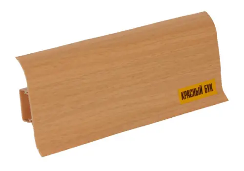Пластиковый плинтус IDEAL Красный Бук Пластиковый плинтус IDEAL Красный Бук