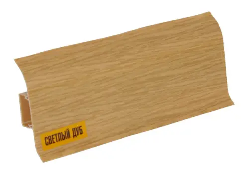 Пластиковый плинтус IDEAL Светлый дуб