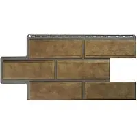 Цокольный сайдинг "Венецианский камень" бежевый