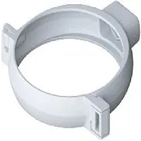 Водосточная система ПВХ, Альта-Профиль, Хомут трубы ПВХ белый