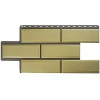 Цокольный сайдинг "Венецианский камень" песчаный