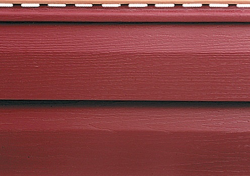 Сайдинг акриловый ,цвет Красный ,коллекция "Премиум"