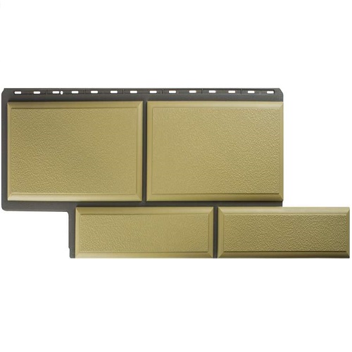 Цокольный сайдинг "Флорентийский камень" песчаный Цокольный сайдинг "Флорентийский камень" песчаный