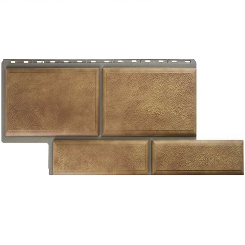 Цокольный сайдинг "Флорентийский камень" бежевый Цокольный сайдинг "Флорентийский камень" бежевый