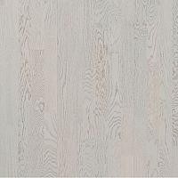Паркетная доска Floorwood Дуб Робуст молочно-белый матовый лак 3П