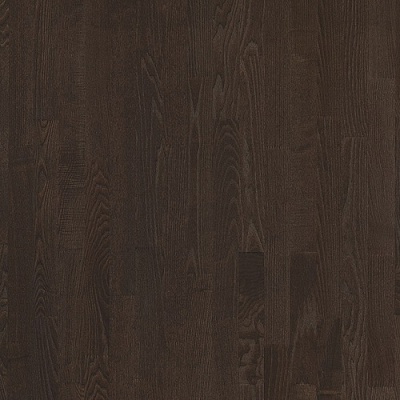Паркетная доска Floorwood Ясень кантри темно-коричневый матовый лак 3П