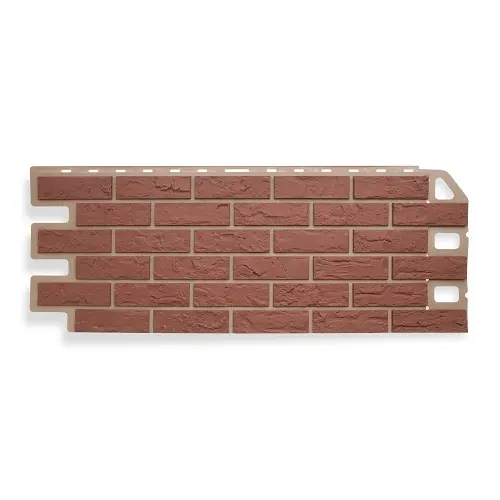 Цокольный сайдинг Кирпич красный Цокольный сайдинг Кирпич красный