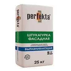 Штукатурка фасадная Perfekta Выравнивающая 25 кг Штукатурка фасадная Perfekta Выравнивающая 25 кг