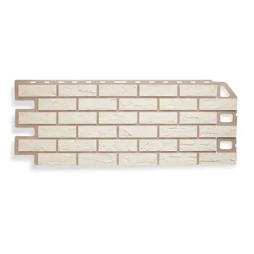 Цокольный сайдинг Кирпич белый Цокольный сайдинг Кирпич белый