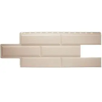 Цокольный сайдинг Венеция кремовый Цокольный сайдинг Венеция кремовый