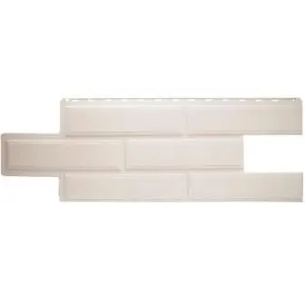 Цокольный сайдинг Венеция белый Цокольный сайдинг Венеция белый