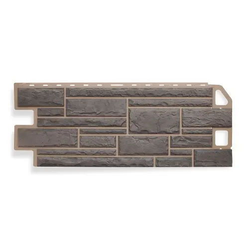 Цокольный сайдинг камень Серый Цокольный сайдинг камень Серый