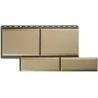 Цокольный сайдинг "Флорентийский камень" слоновая кость