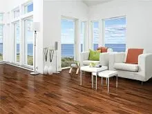 Паркетная доска, Африканский махагони, серия Сальса 3-х полосная