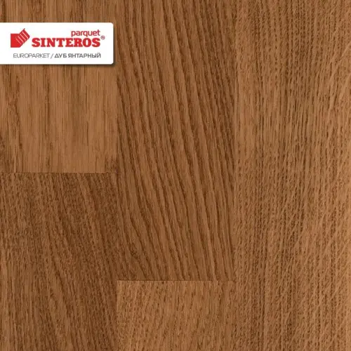 Паркетная доска, Дуб Янтарный, 3-х полосный декор Паркетная доска, Дуб Янтарный, 3-х полосный декор