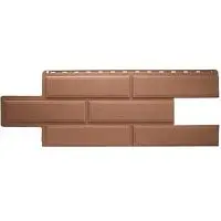 Цокольный сайдинг Венеция терракот