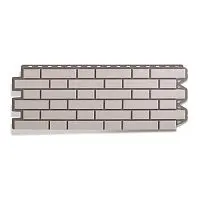 Цокольный сайдинг Кирпич клинкерный белый