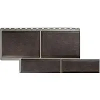 Цокольный сайдинг "Флорентийский камень" коричневый