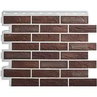 Цокольный сайдинг Кирпич Рижский № 1