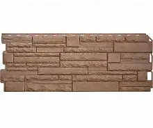 Цокольный сайдинг Скалистый камень ЭКО бежевый