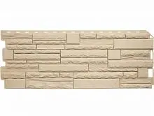 Цокольный сайдинг Скалистый камень ЭКО песчаный