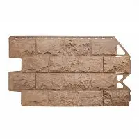 Цокольный сайдинг Альта Профиль Фагот Эко Бежевый