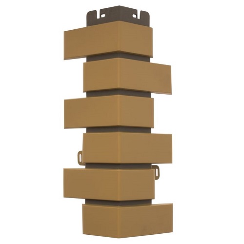 Кирпич клинкерный желтый угол наружный Кирпич клинкерный желтый угол наружный