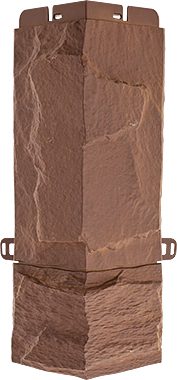 Гранит Эко терракотовый угол наружный Гранит Эко терракотовый угол наружный