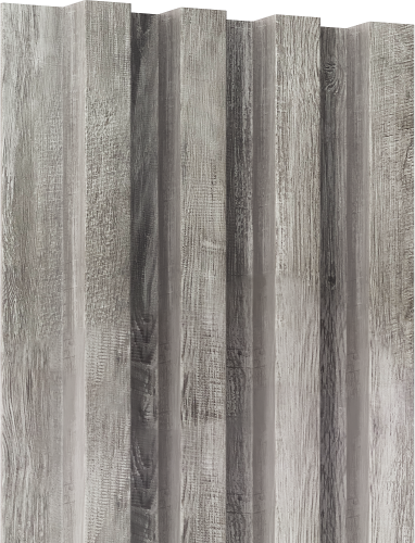 Панель реечная Legno Санторини серый