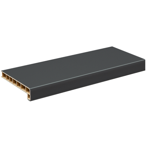 Подоконник Moeller LD 40 /250/ СЕРЫЙ, МАТОВЫЙ /6,0м/ (clean-touch)