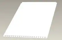 Панель ПВХ Белая матовая 3000х375х8 мм